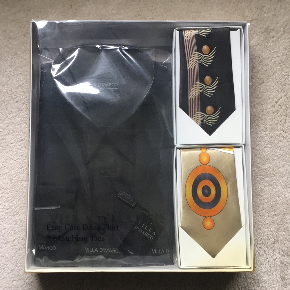 Men’s Dress Shirt W/ Ties